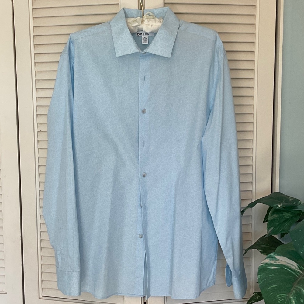 Bar III Light Blue Men's XL Dress Shirt